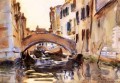 ヴェネツィアの運河の風景 ジョン・シンガー・サージェント ヴェネツィア